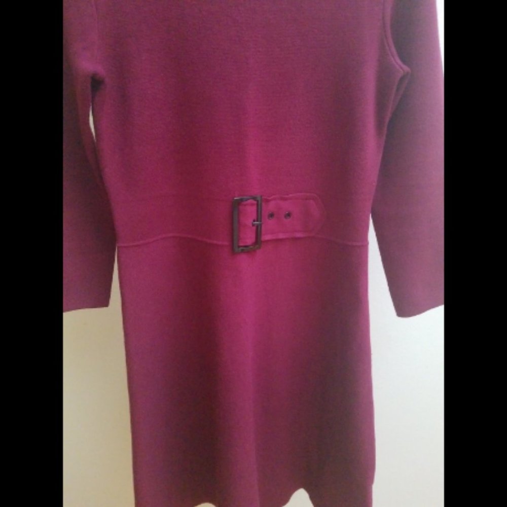 Karl Lagerfeld burgundy sweater dress Size XS - Picture 5 of 9